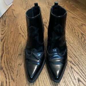 Sam Edelman size 7 black booties